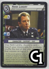 Hank Landry, SGC Commander